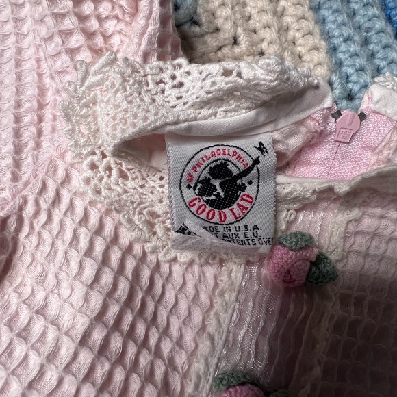 Vintage Good Lad Soft Pink One Piece Footie with Long Sleeves - Picture 2 of 4